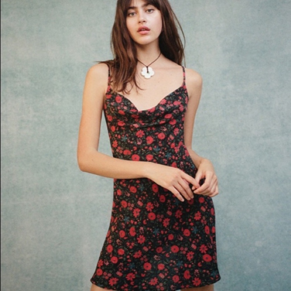 Realisation Par MONTAGUE SILK MINI DRESS